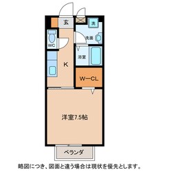 サンフレッシュⅡの物件間取画像